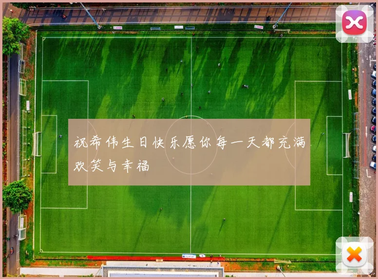 祝希伟生日快乐愿你每一天都充满欢笑与幸福